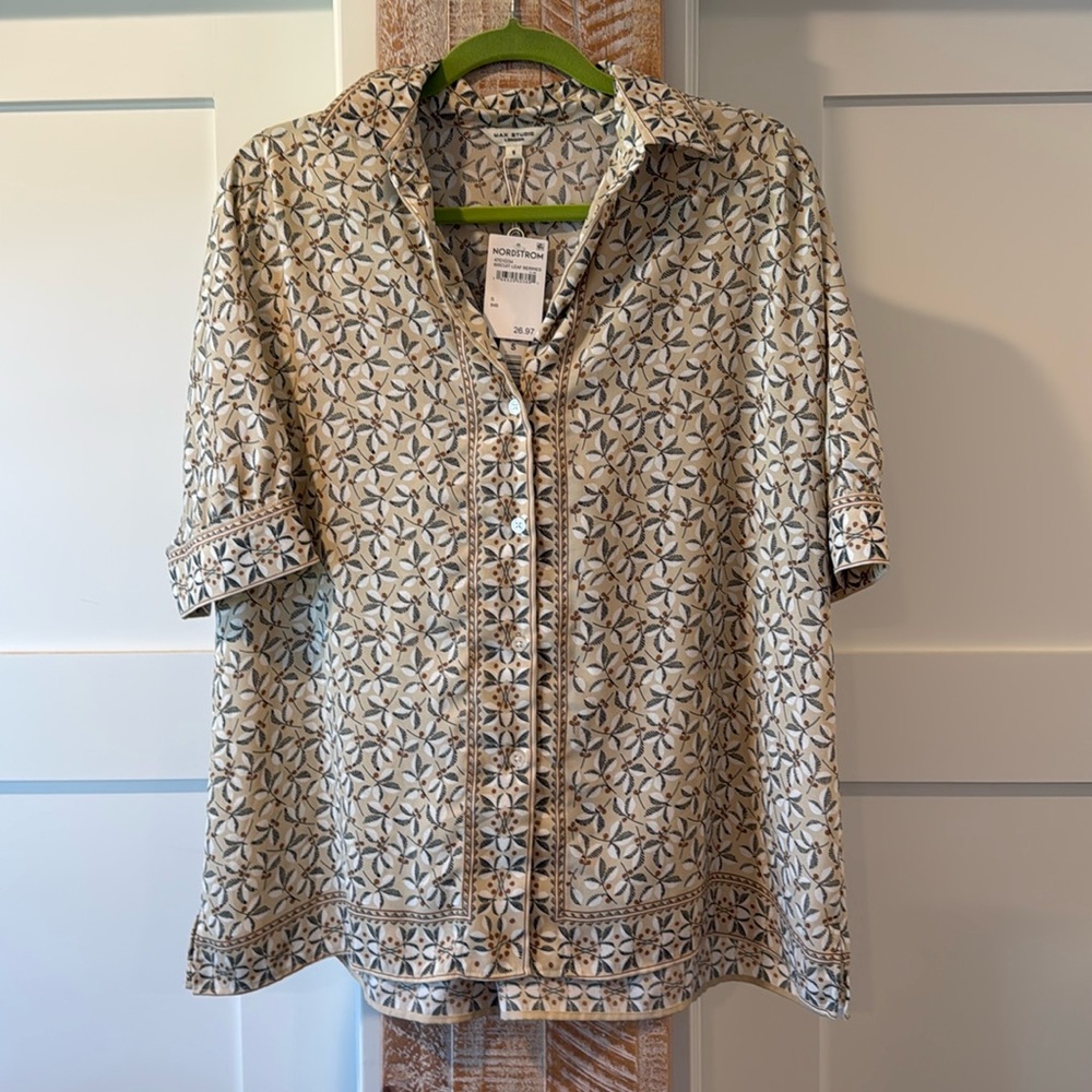 NWT Max Studio button up shirt